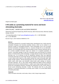 Ir-Ni oxide as a promising material for nerve and brain stimulating