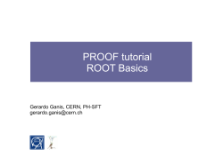 PROOF tutorial ROOT Basics