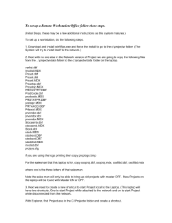 Project Move, Move All, Project/PO Delete