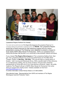 Lympstone Players Perform For Charity