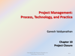 Project Closure - MCST-CS