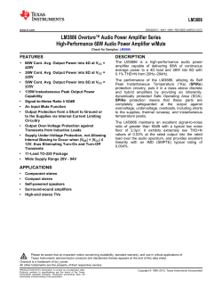 LM3886 - Texas Instruments