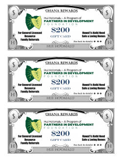 $200 $200 $200 - Partners in Development Foundation