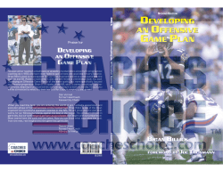 developing an offensive game plan developing