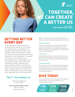 $100 $200 $500 - Cole Center Family YMCA