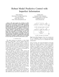 Robust Model Predictive Control with Imperfect Information
