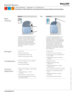 Discrete vs. Continuous
