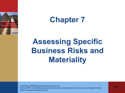 7-3 Inherent Risk