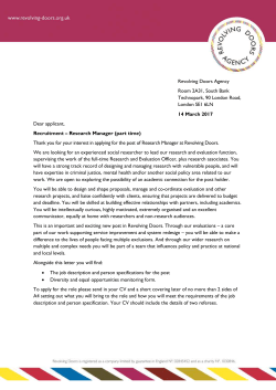 equal opportunities monitoring information