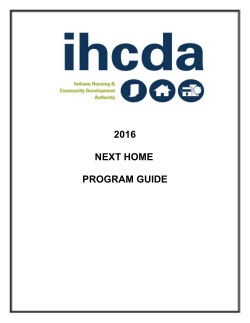 2016 next home program guide