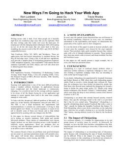 Proceedings Template - WORD