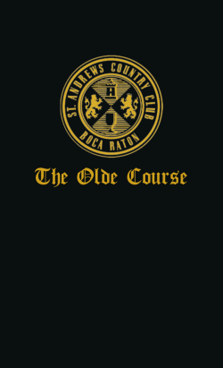 The Olde Course - St Andrews Country Club