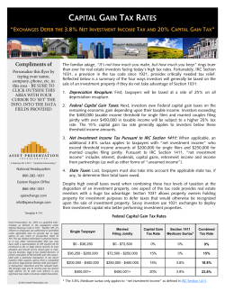 Capital Gain Tax Rates and 1031 Exchange Benefits