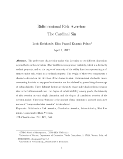 Bidimensional Risk Aversion: The Cardinal Sin