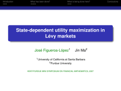 State-dependent utility maximization in Levy markets