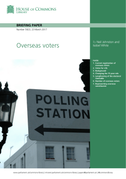 Overseas voters