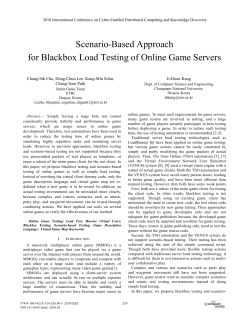 Scenario-Based Approach for Blackbox Load Testing of Online