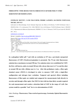 Fiber-optic Time-resolved Fluorescence Sensor for in vitro