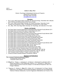 PDS 97/98 - SDSU Department of Psychology