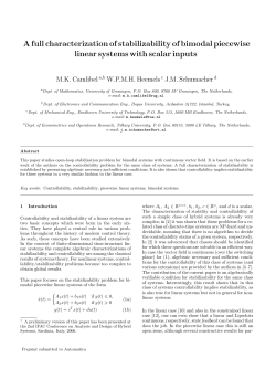 A full characterization of stabilizability of bimodal piecewise linear