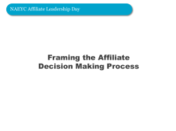 Framing the Decision Making Process