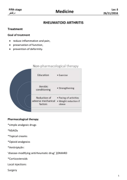 Disease-modifying antirheumatic drug "DMARDs"