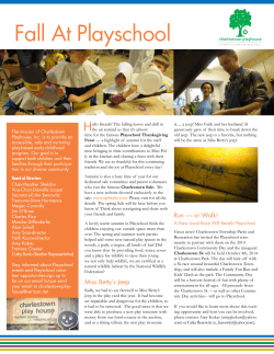 Fall At Playschool - Charlestown Playhouse