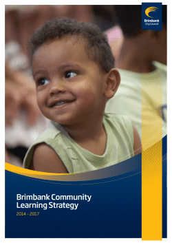 Brimbank Community Learning Strategy