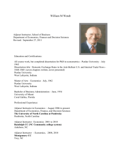 Christopher Ziemnowicz - The University of North Carolina at