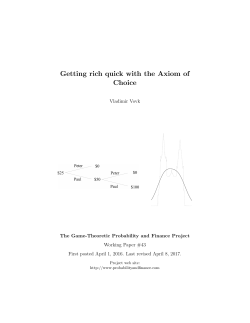 Getting rich quick with the Axiom of Choice