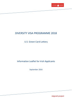 diversity visa programme 2018