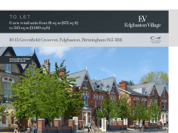 TO LET - Calthorpe Estates