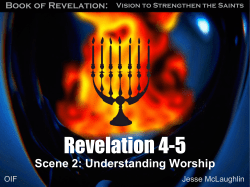 Revelation The prophet looks - Biblical Foundations for Freedom