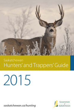 2015 Hunters and Trappers Guide.cdr - Environment