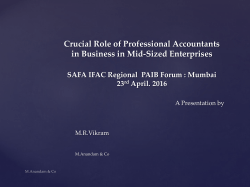 Control, Trust and the CFO