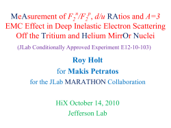 Neutron/proton ratio from DIS off A=3 nuclei