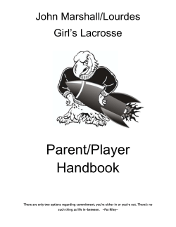 Player/Parent Handbook