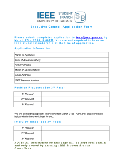 eeesa - IEEE UCalgary