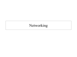 Chapter 21 - Networking