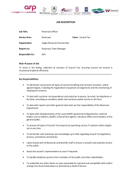 Revenues Officer - Anglia Revenues Partnership