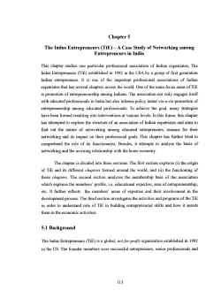Chapter 5 The Indus Entrepreneurs (TiE)- A Case