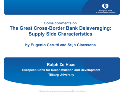 Some comments on Entrepreneurial Optimism, Credit Availability