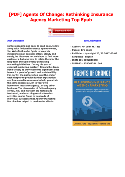 Agents Of Change: Rethinking Insurance