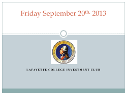 Market News - Sites at Lafayette