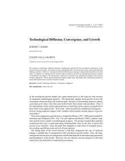 Technological Diffusion, Convergence, and Growth