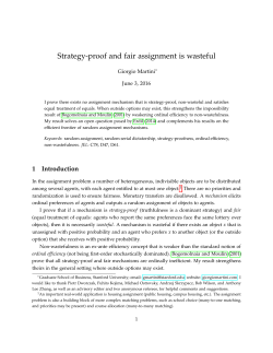 Strategy-proof and fair assignment is wasteful