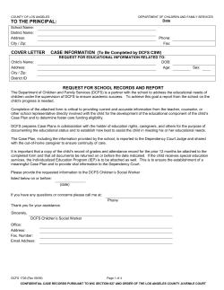 DCFS 1726 - Los Angeles County Department of Children and