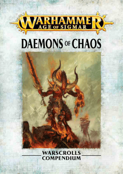 DAEMONSOF CHAOS - Games Workshop