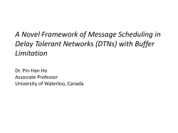 Delay-Tolerant Networks: Tutorial