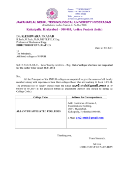 (27-03-2014)Propose faculty members for Valuation B.Tech
